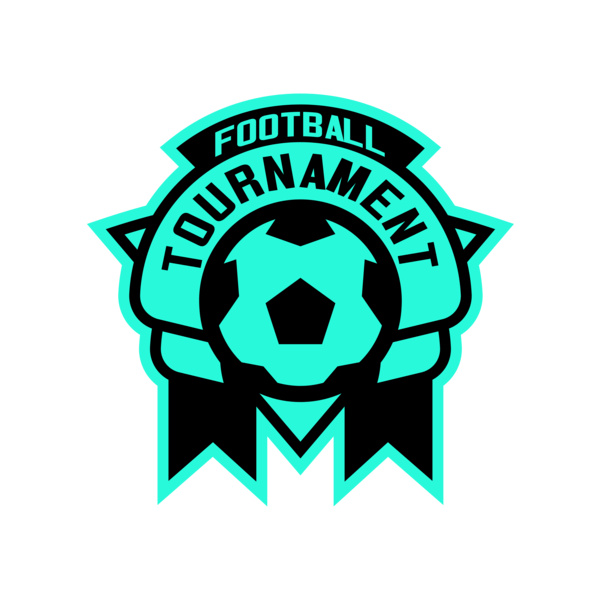 Tournament Football logo template Thumbnail